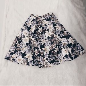 Forever 21 Floral Midi Skirt